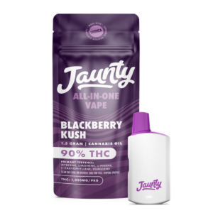 Indica
#Vapes by #Jaunty
Blackberry Kush Palm Disposable 1.5g