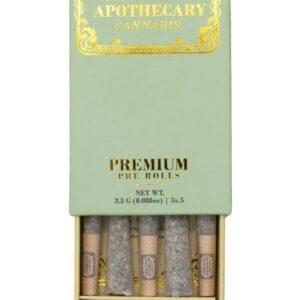 Greenline Apothecary | Gorilla Butter | 5pk x .5g Prerolls | Hybrid
by Greenline Apothecary