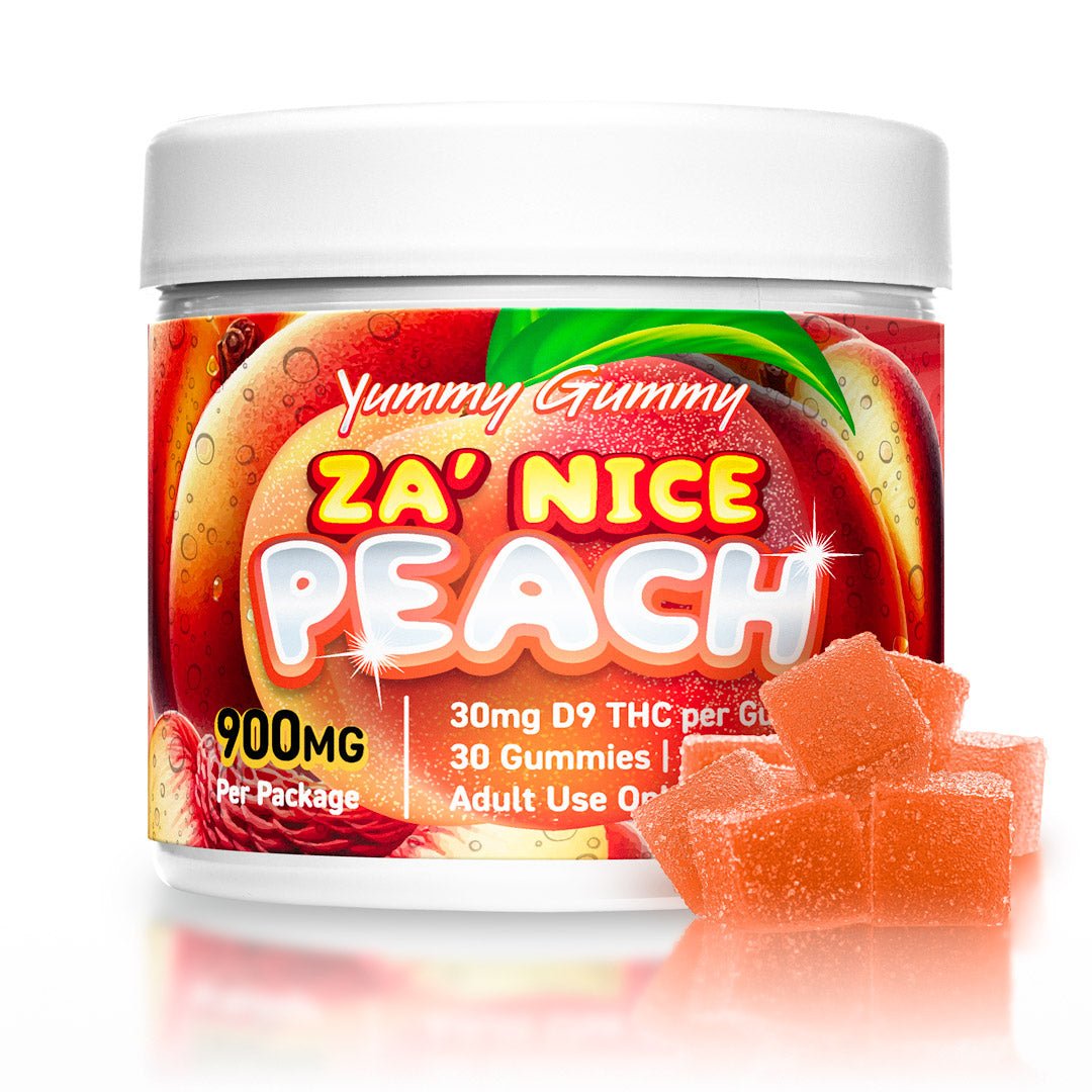900MG Yummy Gummy D9 | Flavor: Mango | Peach | Strawberry | Sour Apple | Elderberry Sleep - Image 3