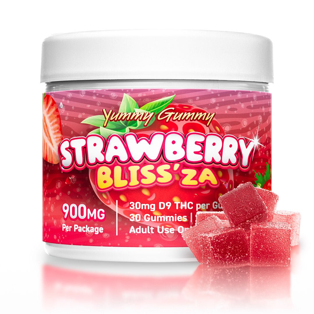900MG Yummy Gummy D9 | Flavor: Mango | Peach | Strawberry | Sour Apple | Elderberry Sleep