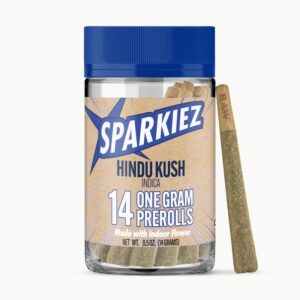 Sparkiez | Hindu Kush | Pre-rolls | 1g each | 14pk
Joints|Sparkles